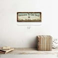 thumbnail image 2 of Framed Welcome to Our Deck 4"x12" Metal Sign, Wall Décor for Porch, Patio, and Deck, 2 of 4