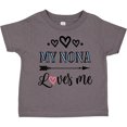 thumbnail image 3 of Inktastic My Nona Grandma Loves Me Girls Girls Toddler T-Shirt, 3 of 5