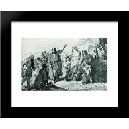 Kuzma Minin 20x24 Framed Art Print by Makovsky, Konstantin