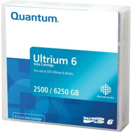 Quantum Data Cartridge, Lto Ultrium 6, For Lto-6 Tape Drives, Native Capacity