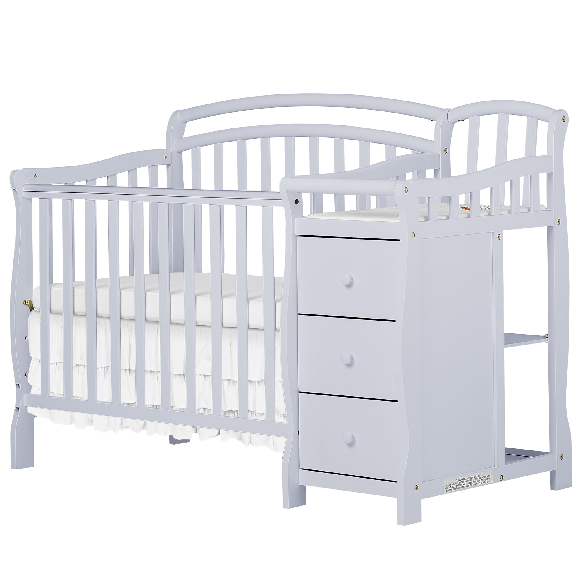 walmart cribs with changing table