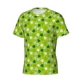 thumbnail image 5 of Vsdgher St Patrick's Day7 Print Men's Dry Fit Mesh Athletic Shirts Moisture Wicking Tennis T-Shirt Tops, 5 of 9