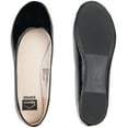 thumbnail image 5 of Alpine Swiss Pierina Womens Ballet Flats Round Toe Slip On Comfortable Shoes, Black Patent, 5 of 8