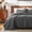 Grey, variant on Sleep Zone Ultrasonic Medallion Quilt Set Full/Queen, Soft Lightweight Bedspread, All-Season Coverlet (Grey, Full/Queen)