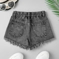 thumbnail image 4 of Kids Girls' Shorts Toddler Jeans Embroidered Girls Clothes Summer Girls Clothes Size 9-10 Years, 4 of 8