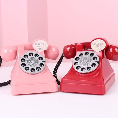 NICEXMAS Fake Phone Bank for Bedroom Storage Case 1Set