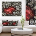 thumbnail image 1 of Abstract Red Artistic Background - Large Abstract Canvas Artwork, 1 of 1