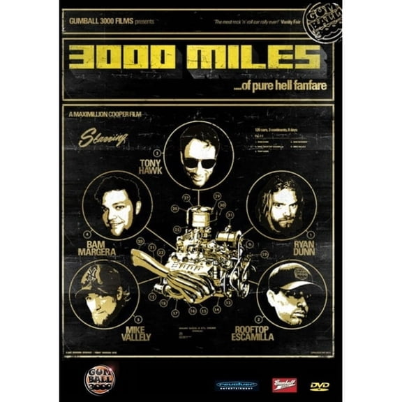 Posterazzi MOVCI4300 3000 Miles Movie Poster - 27 x 40 in.