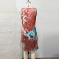 thumbnail image 4 of Hilenly Womens Plus Size Tank Dress Sleeveless Square Neck Pleated Flowy Mini Dress Summer Beach Tie Dye Sundress, 4 of 9