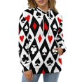 thumbnail image 4 of Gambling Casino Cards 3D Print Hoodie Men Women Autumn Thin Pullover Sweatshirt Vintage Streetwear Tops, 4 of 6