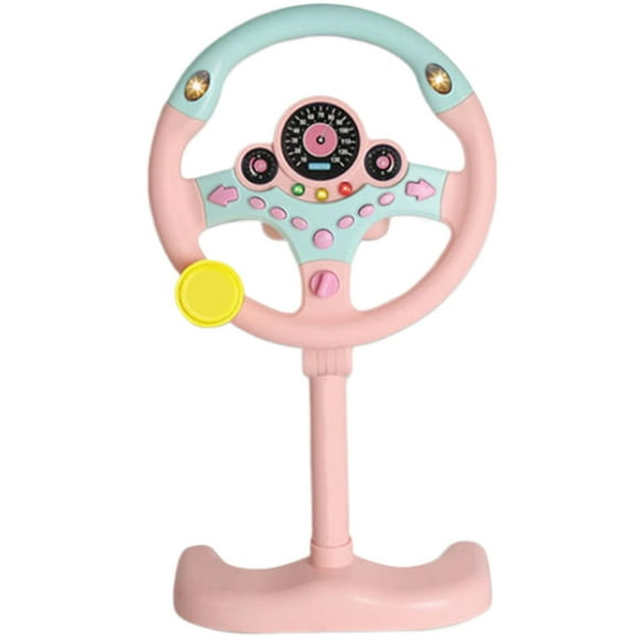 Huanglei Volante Giocattolo Per Bambini Giocattolo Del Volante Da 9 8 Pollici Con E Musica Volante Simulato Per Bambini Volante Finta Giocattolo Di Guida