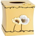 thumbnail image 1 of Popular Bath Poppy Fields Decorative Tissue Box, Pastel Moss, 2x8x8 Inches, 1 of 1