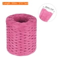 thumbnail image 2 of Uxcell Raffia Paper Craft Rope Ribbon 219 Yards Rose Red for Decoration, 2 of 7
