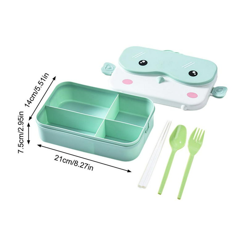 Stainless Steel 2 Grid Lunch Box for Kids