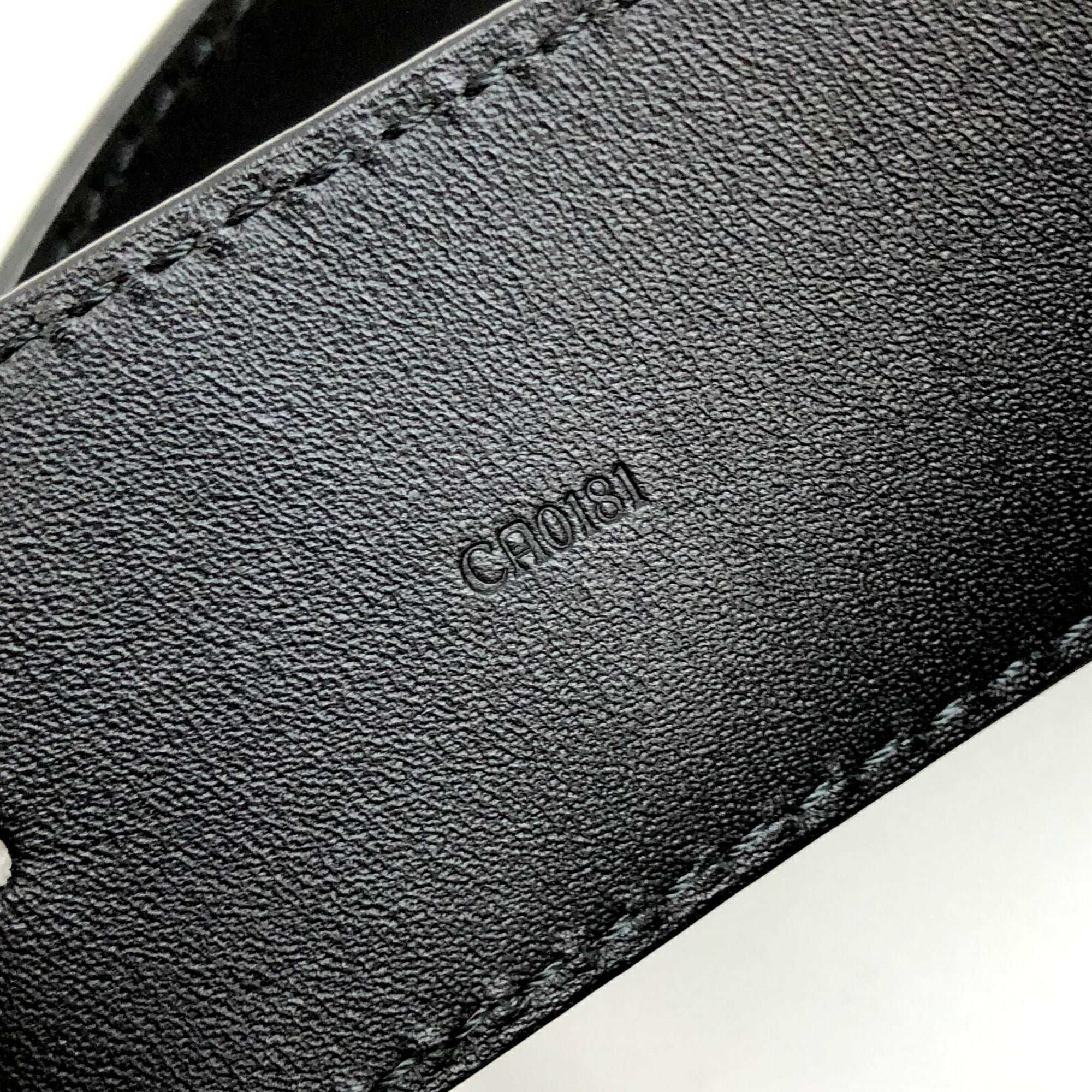 Louis Vuitton Damier Graphite Black Gray Leather Belt - Dapper N Dame