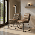 thumbnail image 3 of Homy Casa Modern Set of 4 Chairs with Armless Chairs, 3 of 7