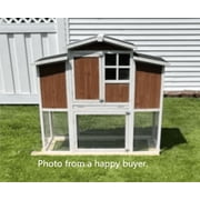 Chicken Coop 59 Backyard Wood Hen House 4 Nesting Box & Run