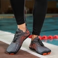 thumbnail image 4 of Zapatos acuáticos Zapatillas de buceo transpirables Suministros para exteriores Zapatos para vadear para mujeres y hombres (gris oscuro 44), 4 of 8