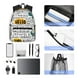 thumbnail image 4 of Disketp Hello Mochila Ligera Clásica con Múltiples Bolsillos, Mochila Casual para Hombre y Mujer, Ideal para Escuela, Trabajo y Viajes, 4 of 6