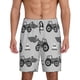 thumbnail image 1 of Fotbe Gray Tractor Pantalones Cortos de Pijama para Hombre, Ropa de Dormir, Pantalones de Pijama Cortos para Hombre-3X-Large, 1 of 6