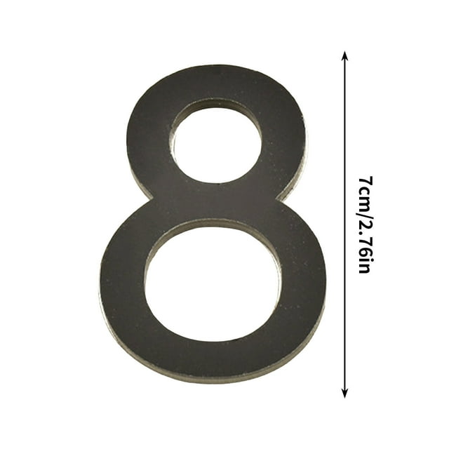 Personalized License Plates 7Cm Acrylic License Plate for Fashion Decoration License Plate Decor