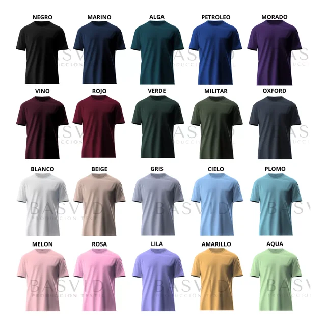 Paquete Playeras De Colores Para Caballero 3 Piezas De Moda