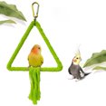 thumbnail image 2 of EastVita Pet Parrot Swing Rings Toys Colorful Cotton Rope Rings Stand Bird Cage Accessories Decoration Supplies, 2 of 8