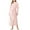 Pink-bathrobe for women, variant on Dazajoo Limited Time Deal Women's Bath Robes Fashion Solid Color Fleece Thickened Warm Comfy Long Bathrobe Nightgown Home Wear Pajamas,Black,M