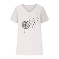 thumbnail image 3 of Birdeem T-Shirts à Col en V pour Femmes Mode Confortable Blouses Féminines Hauts, 3 of 6