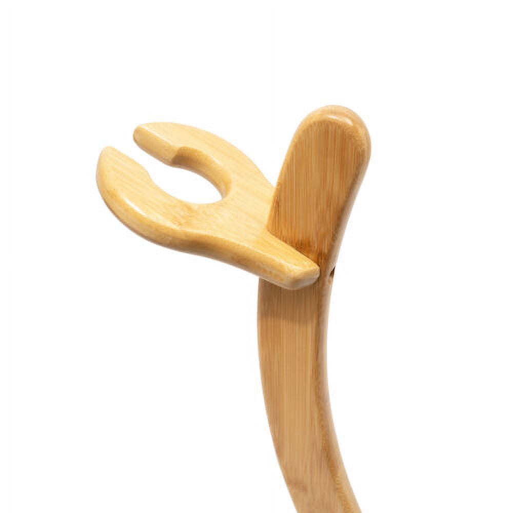 40.55 Inches Bamboo Guitar Stand With Non-slip Pads For Guitar, Bass Anti-Slip