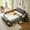 Brown-right Side, variant on Multifunction Smart King Bed Frame, Upholstered Platform with Massage Recliner, Storage Drawers, Bluetooth Speaker, USB Charging Port, Adjustable Headboard