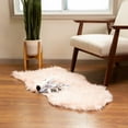 thumbnail image 5 of Super Area Rug Glam Solid Print Shag Area Rug, 2' x 4', 5 of 7