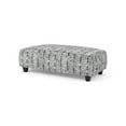 thumbnail image 6 of Furniture of America Tammie Fabric Rectangular Ottoman in Bluish Gray, 6 of 8