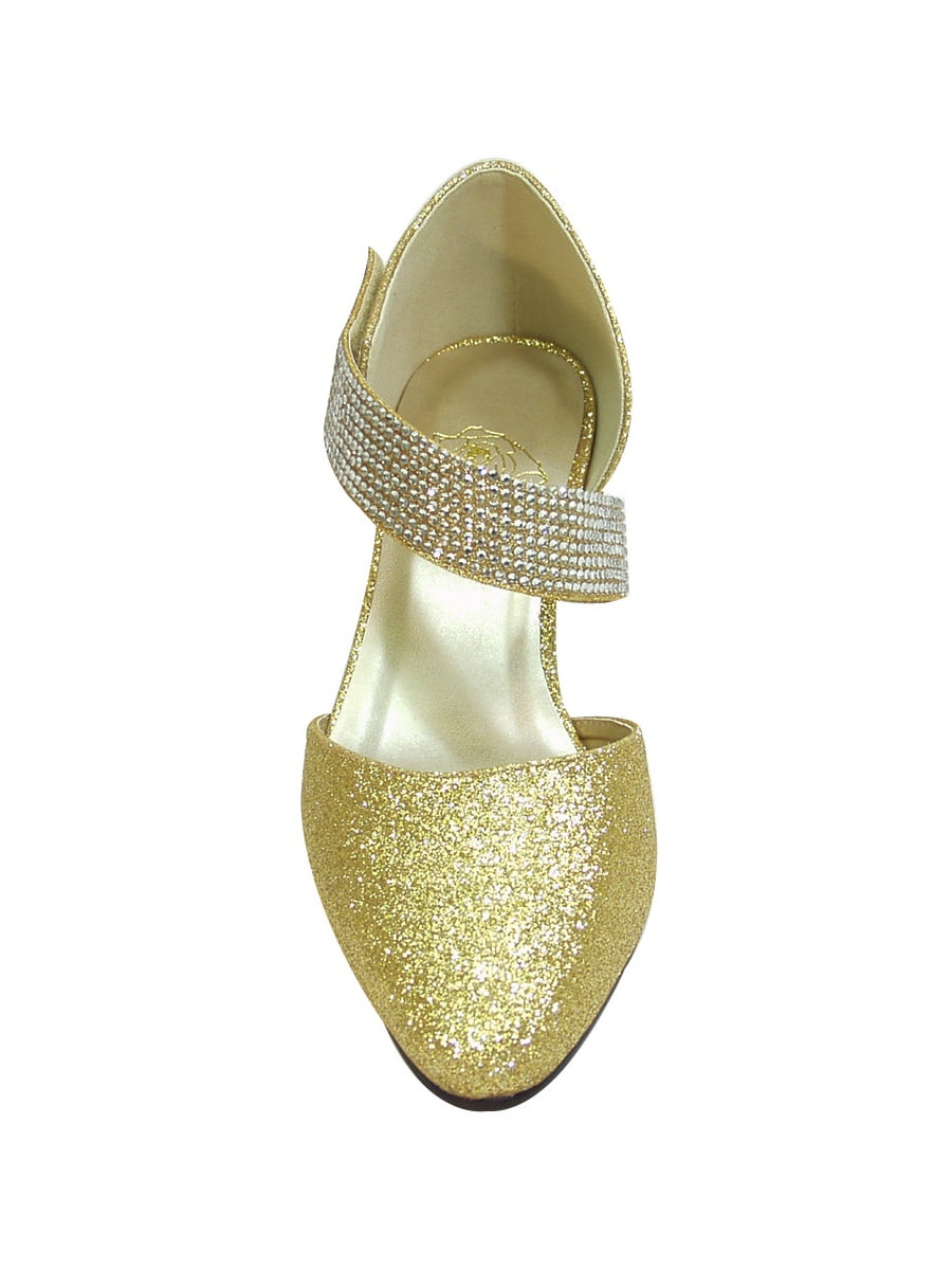 FLORAL Sarah Women Extra Wide Width Diagonal Strap Dress Heels
