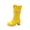 Yellow Knee High Boots, variant on Knee High Boots for Women Platform Mid Calf Boots Chunky Block Heels Buckle Lace Up Boots Stylish Fall Winter Shoes Black 39