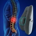 thumbnail image 3 of Ltdhehe Ergonomic Lumbar Support Cushion Memory Foam Back Pillow For Chair Comfort And Posture, 3 of 7