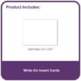 SelfAdhesive Labeling Pockets 3.75"X3" 25/PkgClear/White