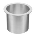 thumbnail image 1 of SUTENGDA Countertop Trash Can Lid Stainless Steel Round Metal Trash Can Lid Small Wastebasket Lid, 1 of 5