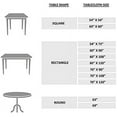 thumbnail image 5 of Maison d' Hermine Tablecloth 100% Cotton Table Cover Decorative Washable Square Tablecloths, Kitchen, Dining, Buffet & Camping, Mountain Life - Thanks, 5 of 9