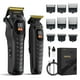 thumbnail image 1 of Cortapelos inalámbricos profesionales para hombres, kit de corte de pelo para barberos y cortadoras de pelo de barba inalámbricas familiares con pantalla LED, máquina de corte de pelo recargable para, 1 of 1