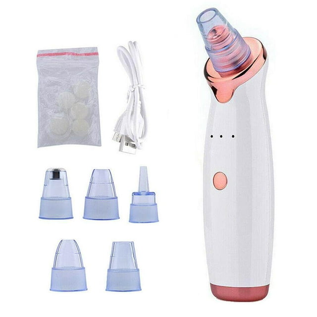 Blackhead Remover Vacuum Facial Pore Cleaner Electric Blackhead Vacuum Extractor with 5 Probes