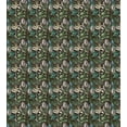thumbnail image 3 of Tropical Duvet Cover Set, Vintage Style Exotic Botanical Pattern with Repeating Hawaii Plants, Decorative 3 Piece Bedding Set with 2 Pillow Shams, King Size, Seal Brown Multicolor, by Ambesonne, 3 of 3