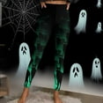 thumbnail image 4 of Mingw Ladies Festival Halloween Leggings Cosplay Costume Skinny Pants Stretchy and Comfortable Yoga Pants,Mint Green,L, 4 of 6