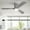 Gray, variant on Sofucor 52-Inch Flush Mount Ceiling Fan with LED Light and Remote Control, Dimmable, ETL Certified