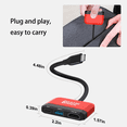 thumbnail image 2 of GKEAPZA Switch Dock for Nintendo Switch/OLED Switch Dock station,3-in-1 Portable TV Dock with 4K HDMI USB 3.0 Port USB C PD 100W Charging,Travel Docking Station Replacement for Switch, 2 of 6