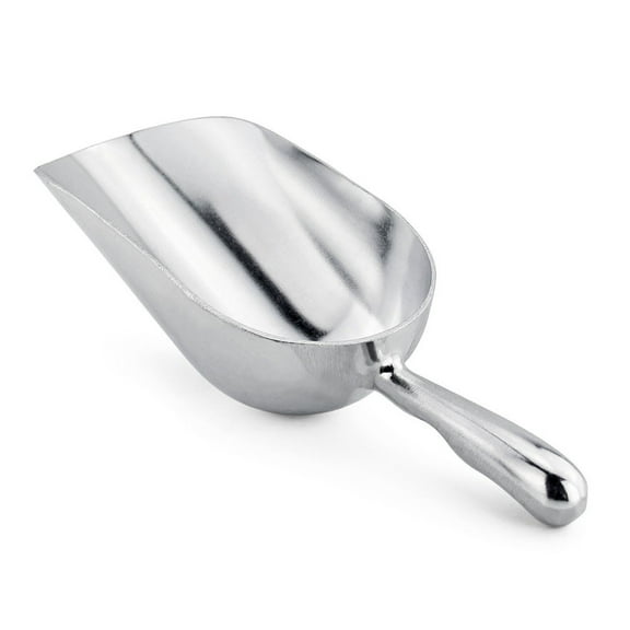 Fimeskey 12oz Tableware Commercial Grade Quality Kitchen Aluminum Multi Purpose Food Scoop Bartender's Ice Scoop Utility Scoop Commercial-Grade Anodized Cast Aluminum
