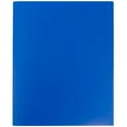 thumbnail image 5 of JAM Paper Heavy Duty Plastic Two Pocket Presentation Folder, Blue, 108/pack, 5 of 5