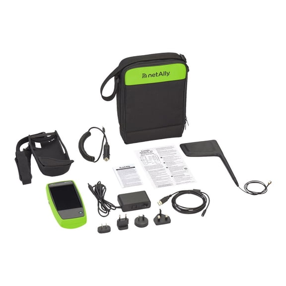 Netscout Aircheck G2 Wireless Tester - Wireless Connectivity Testing, Wireless Troubleshoot, Network Testing, Wireless Signal Strength Testing, Mismatched Wiring Testing, Network (aircheck-g2-kit)