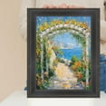thumbnail image 2 of Black Hammered Flat Picture Frame 30x30 frame, 2 of 7