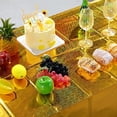 thumbnail image 4 of Paquete de 2 manteles de plástico iridiscentes, cubiertas de mesa láser para boda, baile de discoteca, decoraciones para fiestas de cumpleaños, 54x108 pulgadas Vhermosa, 4 of 5